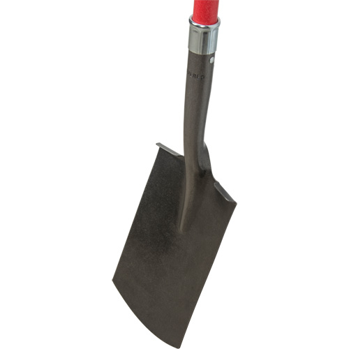 Heavy-Duty Shovels, Fibreglass, Carbon Steel Blade, D-Grip Handle, 30-1/2" Long Pathway Supply LP