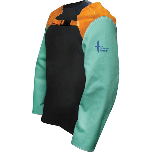 FR Canvas Welding Sleeves, 24" L, Green Pathway Supply LP
