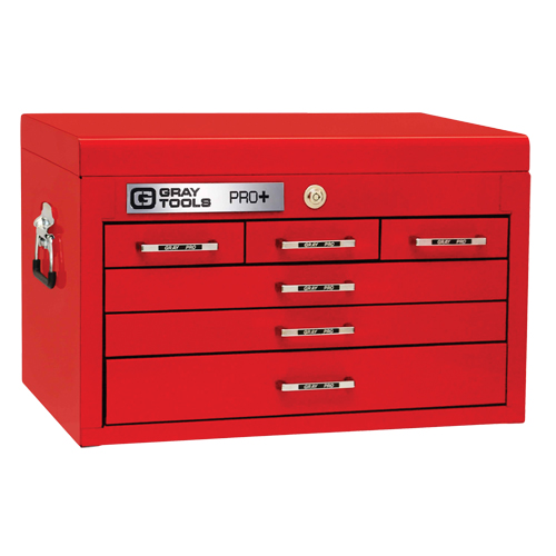 Coffre sup&eacute;rieur de s&eacute;rie PRO+, 26" la, 6 tiroirs, Rouge Pathway Supply LP