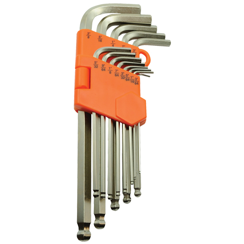 Ball End Hex Key Set, 13 Pcs., Imperial Pathway Supply LP