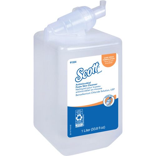 Nettoyant antimicrobien pour la peau Control de Scott, Mousse, 1 L, Sans parfum Pathway Supply LP