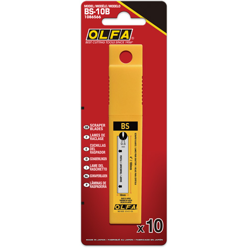 Lames de grattoir &agrave; double tranchant BS-10B 100 mm Pathway Supply LP