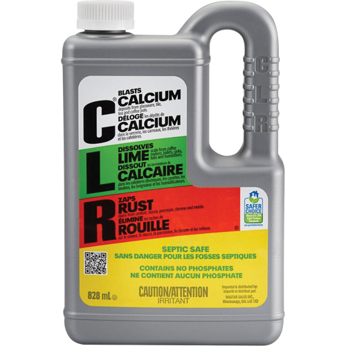 D&eacute;capant pour calcium, chaux et rouille CLR, 828 ml, Bouteille Pathway Supply LP