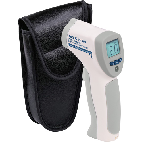 Food Service Infrared Thermometer, -4°- 392° F ( -20° - 200° C )/-58°- 4° F ( -50° - -20° C ), 8:1, Fixed Emmissivity Pathway Supply LP