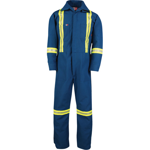 Dupont Nomex&reg; IIIA Deluxe Coveralls, Size 3X-Large (Tall), Royal Blue, 6 cal/cm² Pathway Supply LP