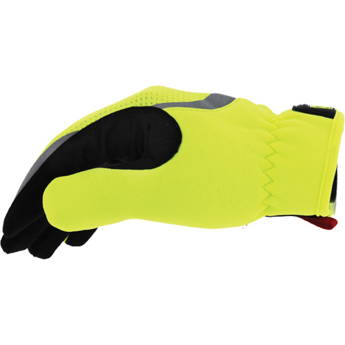 FastFit&reg; High-Visibility Work Gloves, Synthetic Palm, Size Medium/9 Pathway Supply LP