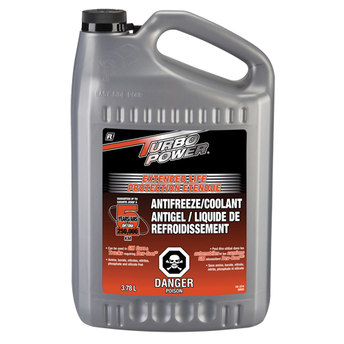 Turbo Power&reg; Extended Life Antifreeze/Coolant Concentrate, 3.78 L, Gallon Pathway Supply LP