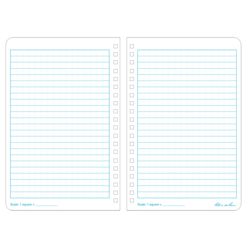 Carnet de notes de poche &agrave; spirale lat&eacute;rale, Couverture souple, Jaune, 64 Pages, 4-5/8" , 7"  Pathway Supply LP