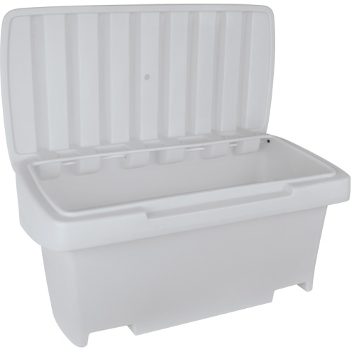 Contenant de rangement robuste pour l'ext&eacute;rieure pour sel et sable, 24" x 48" x 24", 10 pi³, Gris Pathway Supply LP