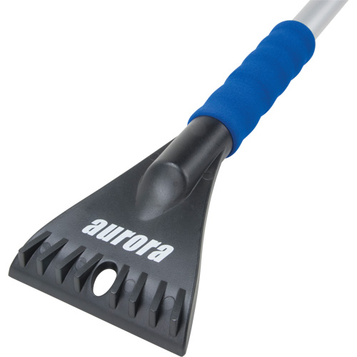 Snow Brush, Telescopic, Polypropylene Blade, 32-1/2" Long, Blue Pathway Supply LP