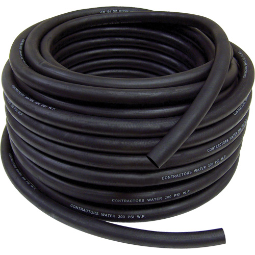 Boyau de jardin d'&eacute;vacuation de l'eau pour entrepreneur, Caoutchouc, 3/4" dia x 50' Pathway Supply LP