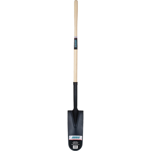 Pelle &agrave; drain, Acier durci, Lame 14" x 6", 46" lo, Manche Droit Pathway Supply LP