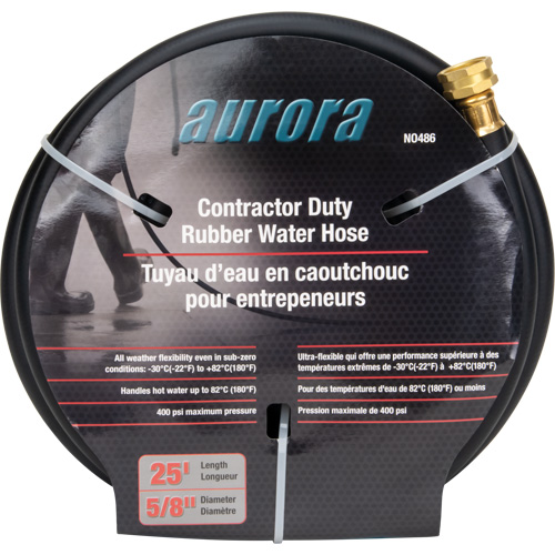 Contractor Duty Rubber Hose, Rubber, 5/8" dia. x 25' Pathway Supply LP