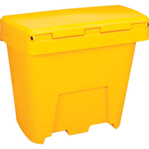 Bacs d'entreposage pour sel & sable, Avec Moraillon, 21" x 27" x 26", 4,24 pi³, Jaune Pathway Supply LP