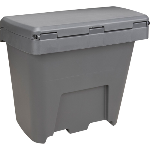 Salt & Sand Storage Bins, With Hasp, 21" x 27" x 26", 4.24 cu. ft., Grey Pathway Supply LP