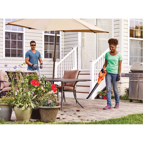 Max* Cordless Sweeper Kit, 20 V, 130 MPH Output, Battery Powered Pathway Supply LP