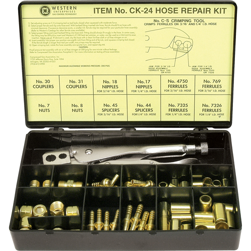 Hose Repair Kit, Brass Pathway Supply LP