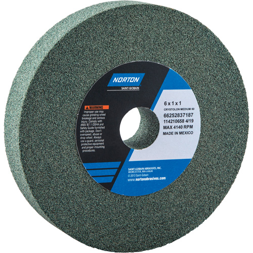 Bench Grinding Wheels - Gemini, 6" x 1", 1" Arbor Pathway Supply LP