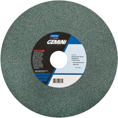 Bench Grinding Wheels - Gemini, 6" x 1", 1" Arbor Pathway Supply LP
