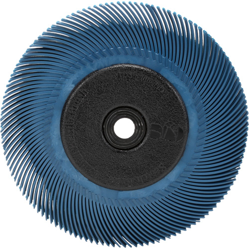 Brosse radiale en soies Scotch-Brite, C&eacute;ramique, Grain 400, 6" dia. Pathway Supply LP