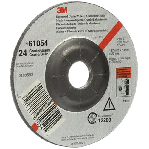 Depressed Centre Grinding Wheel, 5" x 27, Aluminum Oxide Pathway Supply LP