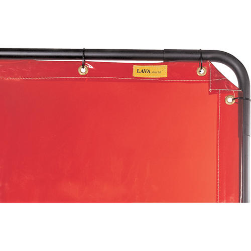Rideau Lavashield, 68,5" x 68,5", Transparence &eacute;lev&eacute;, Orange Pathway Supply LP