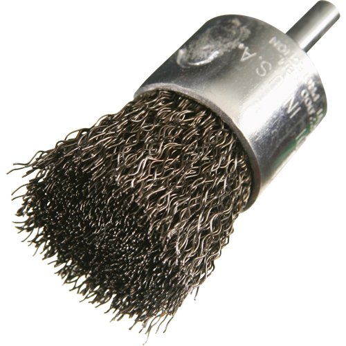 Crimped Wire End Brushes, 3/4", 0.014" Fill, 1/4" Shank Pathway Supply LP