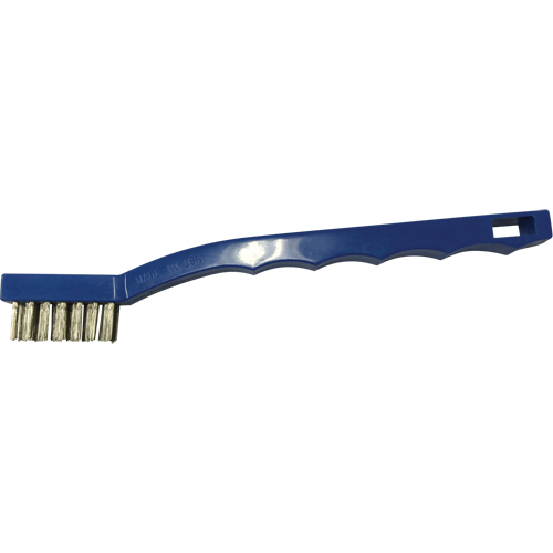 Petites brosses de nettoyage, Acier inoxydable, 3 x 7 rangs de fils, Longueur 7-3/4" Pathway Supply LP