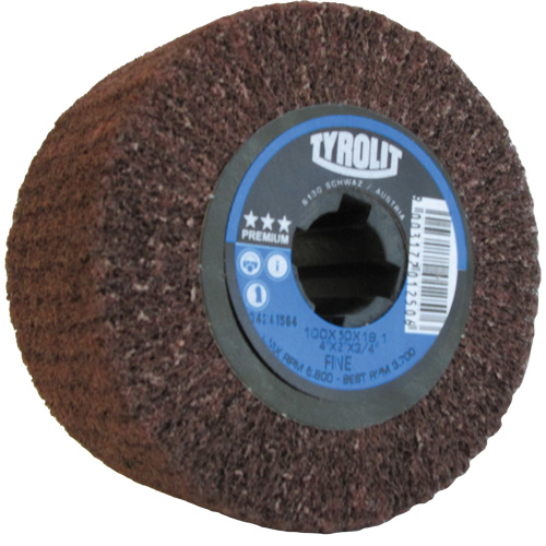 Pro-Line Surface Conditioning Drum, 4" Dia. x 2" W, 3/4" Arbor, Fine Grit, Aluminum Oxide Pathway Supply LP