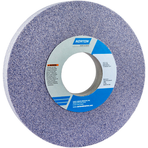 Meule cylindrique Norton 32A, 10" x 1", Arbre de 3", 1, Oxyde d'aluminium Pathway Supply LP