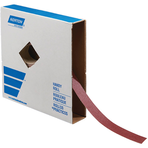 Rouleau de toile abrasive pour m&eacute;tal, Oxyde d'aluminium, 1-1/2" la x 150' lo, Grain 120 Pathway Supply LP