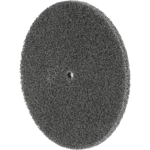Meule unitaris&eacute;e EXL Scotch-Brite, 5" x 1/4", Arbre de 1/4", Grain de Fin, Carbure de silicium Pathway Supply LP
