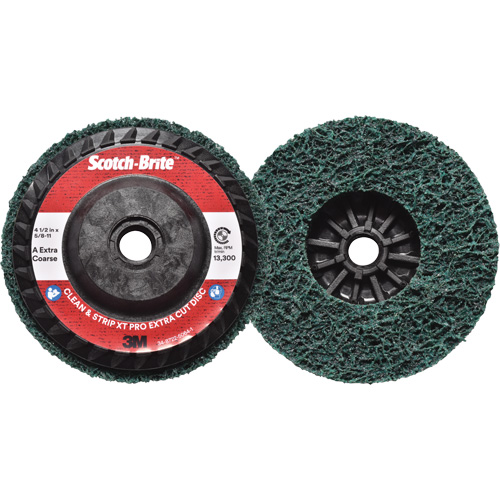 Scotch-Brite Clean & Strip XT Pro Extra Cut Disc, 4-1/2" Dia., Extra Coarse Grit, Aluminum Oxide Pathway Supply LP