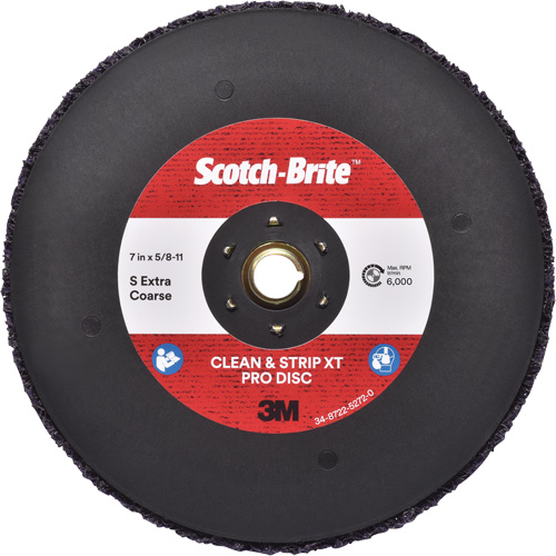 Scotch-Brite Clean & Strip XT Pro Disc, 7" Dia., Extra Coarse Grit, Silicon Carbide Pathway Supply LP