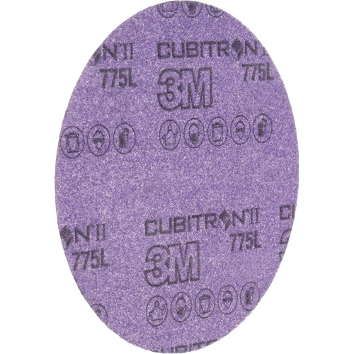 Cubitron II Hookit 775L Series Film Disc, 6" Dia., 240+ Grit, Ceramic, 3 mils Pathway Supply LP