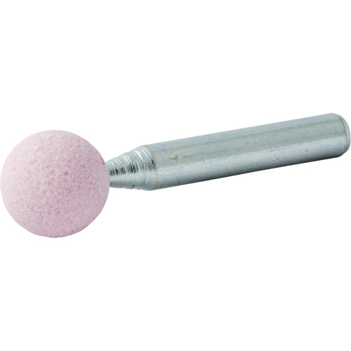 Meule mont&eacute;e vitrifi&eacute;e, B121, Oxyde d'aluminium, 1/2" dia., 1/2" lo, 80 Grain Pathway Supply LP