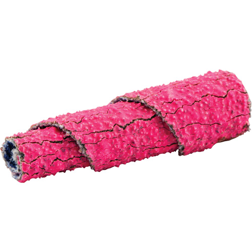 R928 Tapered Spiral Roll, 60 Grit, 3/8" Dia., Ceramic Alumina, 1-1/2" L, 1/8" Arbor Pathway Supply LP