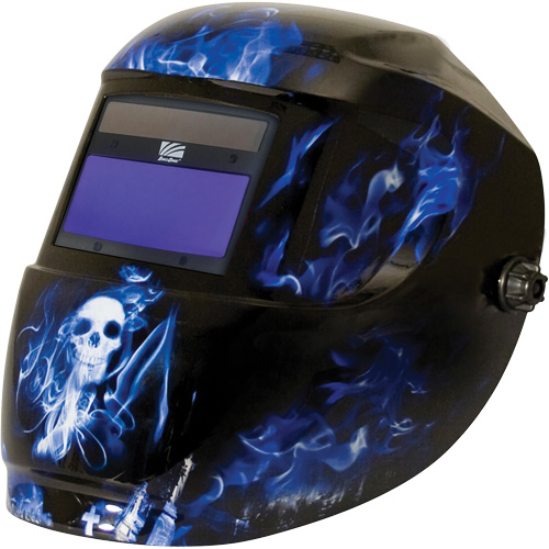 Carrera ArcOne&reg; Hood, 3" L x 4" W View Area, 9 - 13 Shade Range, Blue Pathway Supply LP