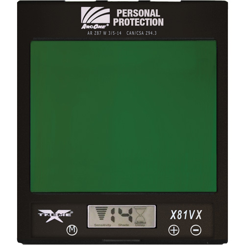 ArcOne&reg; Xtreme Auto-Darkening Lense, 4-1/2" W x 5-1/2" H Viewing Area, For Use With Xtreme&reg; Pathway Supply LP