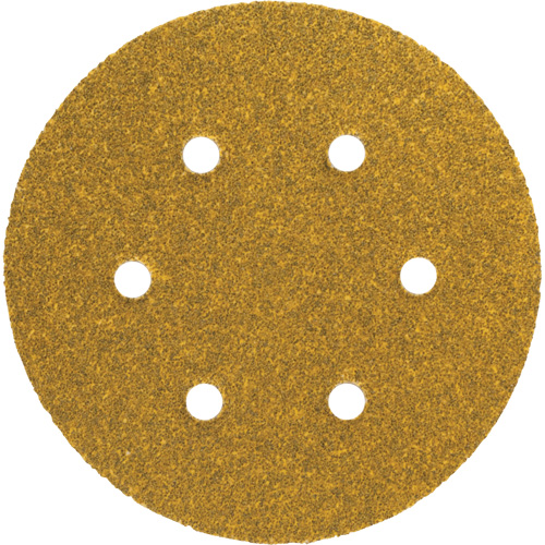 Disque de ponçage autoagrippant en papier avec trous d'aspiration Gold Reserve A296, dia 5", Grain P80, Oxyde d'aluminium, Poids C Pathway Supply LP