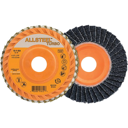 Turbo Flap Disc, 4-1/2" x 5/8"-11, 80 Grit, Zirconia Alumina Pathway Supply LP