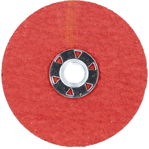 Blaze F980 Speed-Change Fastener Fiber Locking Disc, 4-1/2" Dia., 24 Grit, Ceramic Alumina Pathway Supply LP