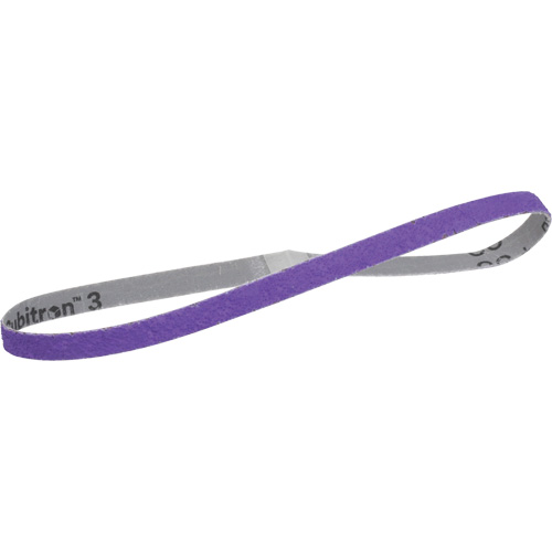 Courroie en toile 1184F Cubitron 3, 1/2" la x 24" lo, C&eacute;ramique, Grain 80+ Pathway Supply LP