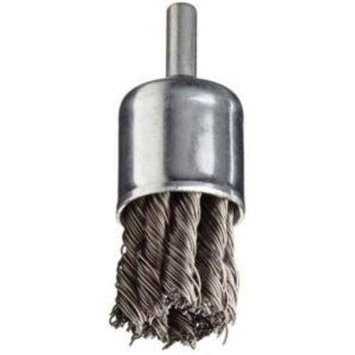 Brosse &agrave; fils nou&eacute;s avec moyeu, 1" dia. x 1/4" arbre Pathway Supply LP