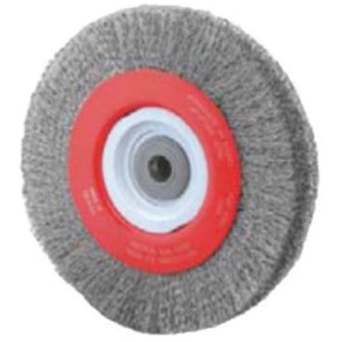 Roue d'&eacute;tabli sertie, 8" dia., Fils 0,014", Arbre 1/2"-2 Pathway Supply LP