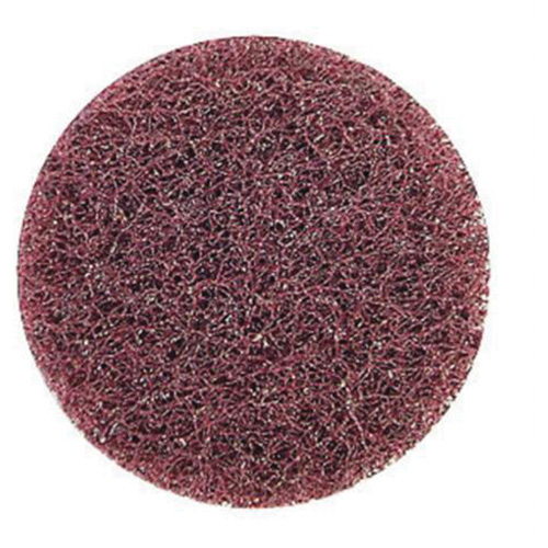 Disque de polissage non tiss&eacute; &agrave; remplacement rapide tr&egrave;s r&eacute;sistant Bear-Tex, 2" dia., Grain Moyen, Oxyde d'aluminium Pathway Supply LP