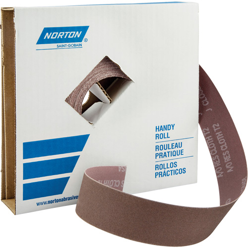 Metalite&reg; K225 Shop Rolls, Aluminum Oxide, 1-1/2" W x 150' L, 40 Grit Pathway Supply LP