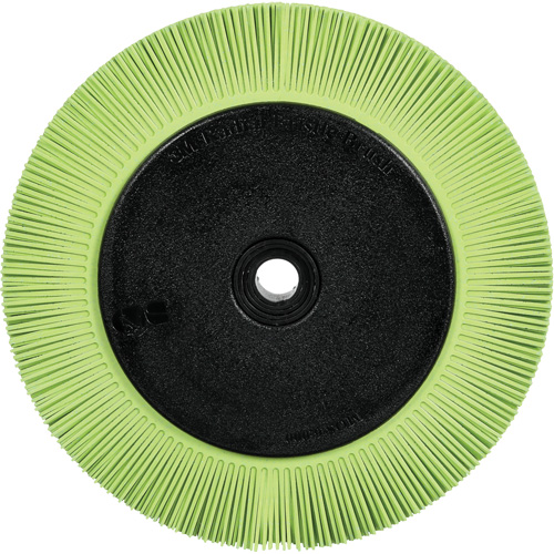 Scotch-Brite Type S Precision Radial Bristle Brush PN-RB with Flange, Ceramic, 50+ Grit, 8" Dia. Pathway Supply LP