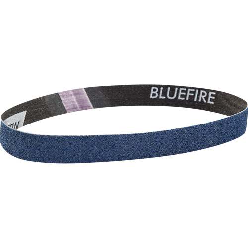 BlueFire Cloth File Belt, 3/4" W x 18" L, Zirconia Alumina, 120 Grit Pathway Supply LP