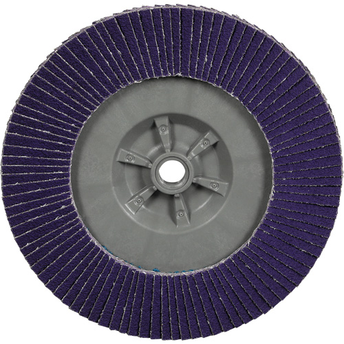 Cubitron 3 Flat Flap Disc with Quick Change 1169F, 6" x 5/8"-11, Type T27, 80+ Grit, Ceramic Pathway Supply LP